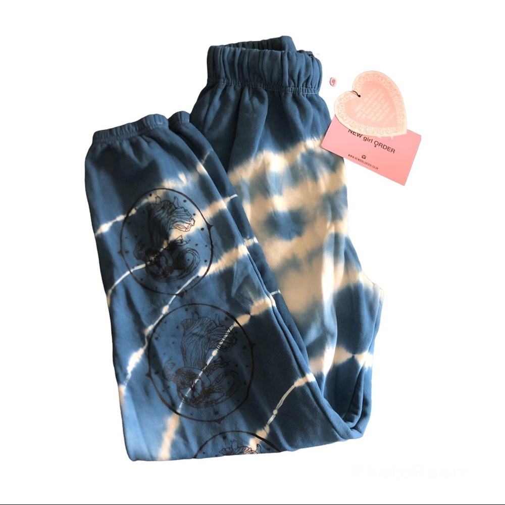 NWT New Girl Order tie dye celestial jogger sweatpants